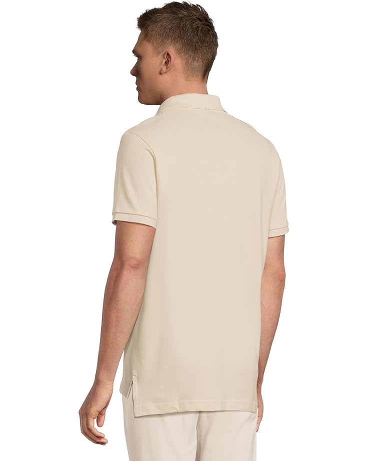 U.S. POLO ASSN. Slim Fit Big Horse Polo With Stripe Collar Men's