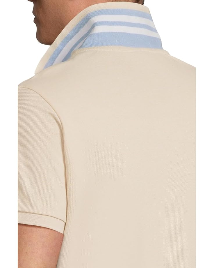 U.S. POLO ASSN. Slim Fit Big Horse Polo With Stripe Collar Men's