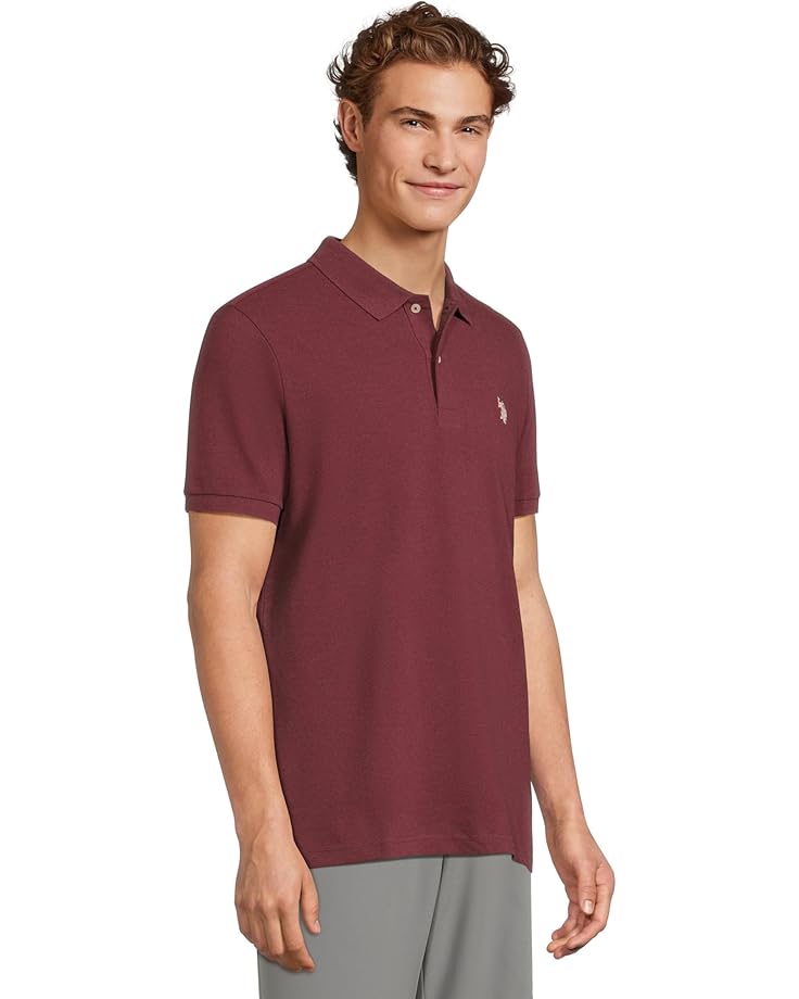 U.S. POLO ASSN. Solid Cotton Pique Polo With Small Pony Men's