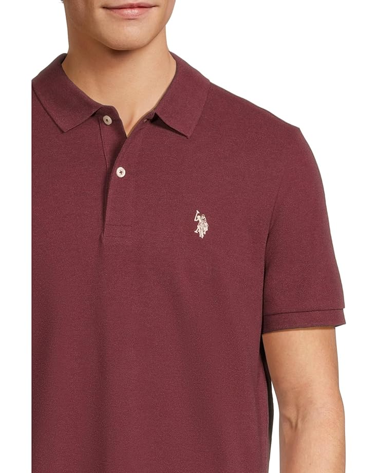 U.S. POLO ASSN. Solid Cotton Pique Polo With Small Pony Men's
