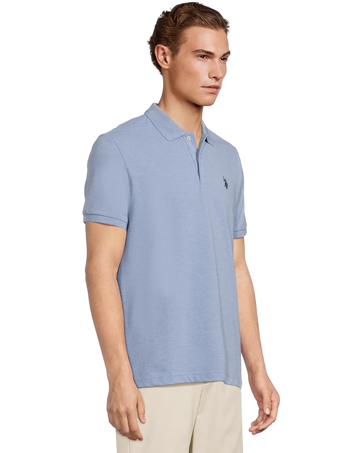 U.S. POLO ASSN. Solid Cotton Pique Polo With Small Pony Men's