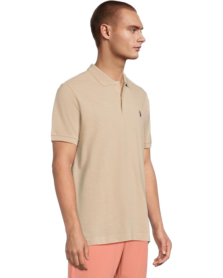 U.S. POLO ASSN. Solid Cotton Pique Polo With Small Pony Men's