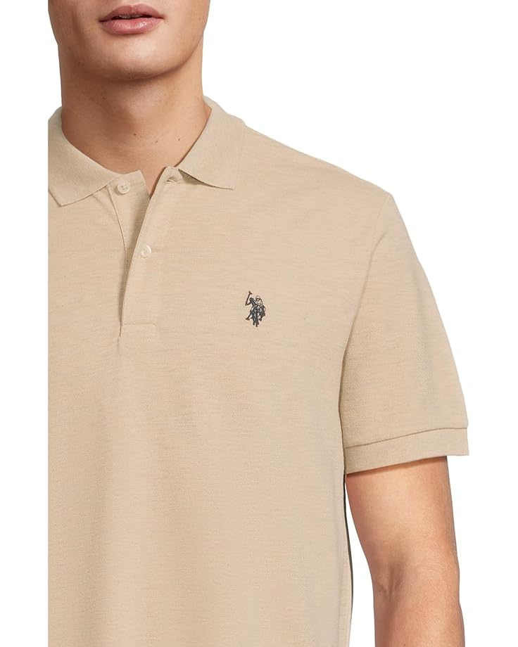 U.S. POLO ASSN. Solid Cotton Pique Polo With Small Pony Men's
