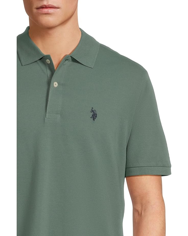 U.S. POLO ASSN. Solid Cotton Pique Polo With Small Pony Men's