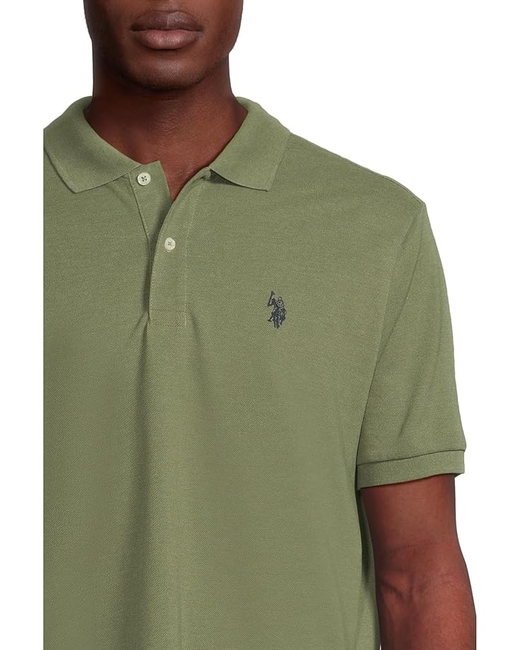 U.S. POLO ASSN. Solid Cotton Pique Polo With Small Pony Men's