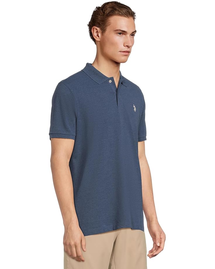 U.S. POLO ASSN. Solid Cotton Pique Polo With Small Pony Men's