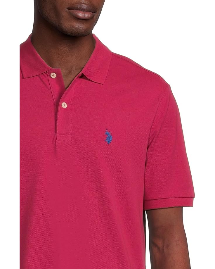 U.S. POLO ASSN. Solid Cotton Pique Polo With Small Pony Men's