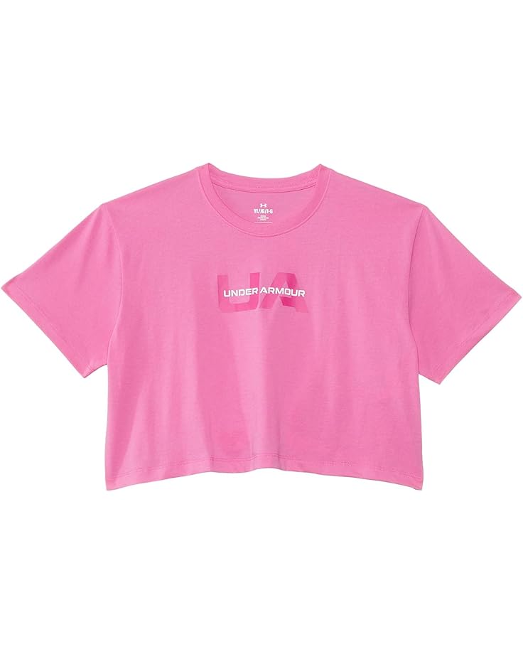 Under Armour Kids Branded Boxy Short Sleeve Crop (Big Kid)
