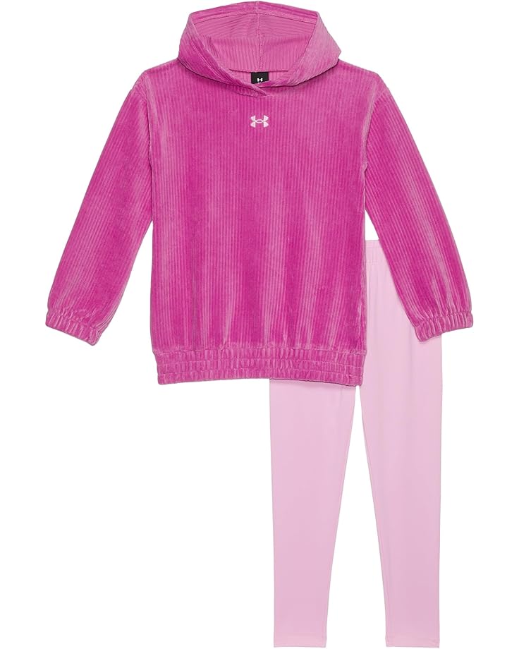 Under Armour Kids Rib Velour Tunic Set (Little Kids)