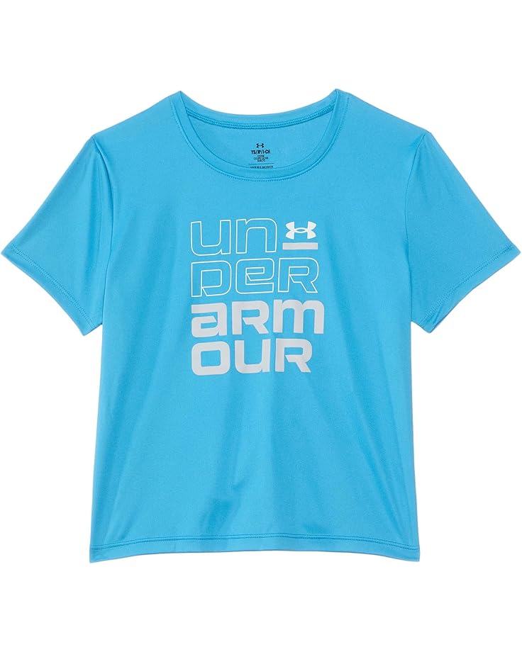 6pm Under Armour Kids Tech Split Wordmark Short Sleeve T-Shirt (Big Kid) Women's