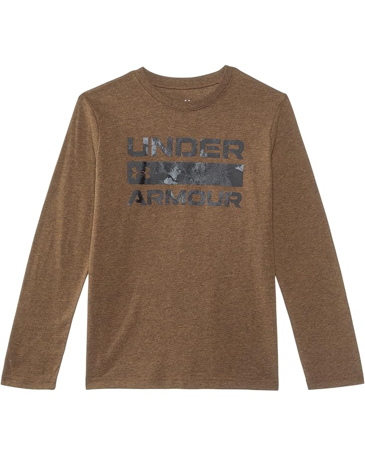 Under Armour Kids Ua Stacked Logo Long Sleeve Tee (Big Kids)