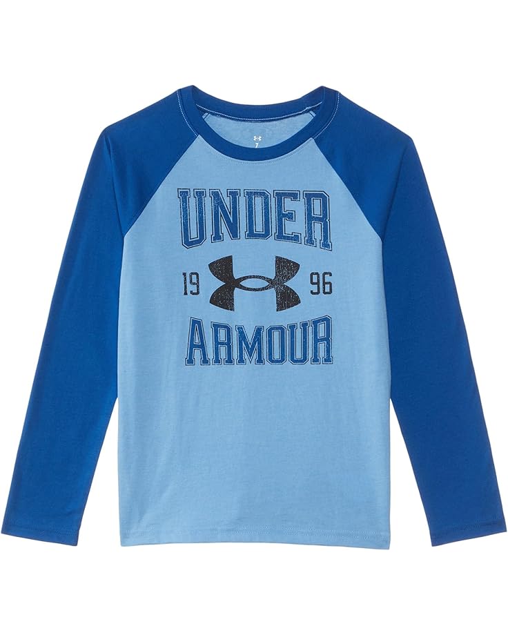 6pm Under Armour Kids Ua Wordmark Raglan Long Sleeve Tee (Little Kids/Big Kids)