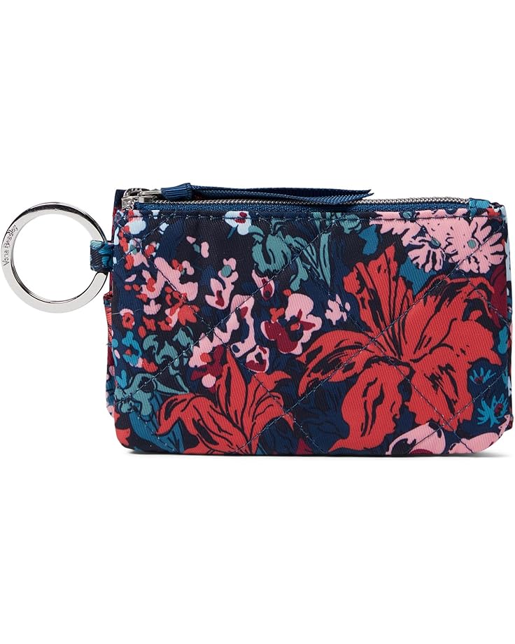 Vera Bradley Performance Twill Deluxe Zip ID Case Wallet with RFID Protection