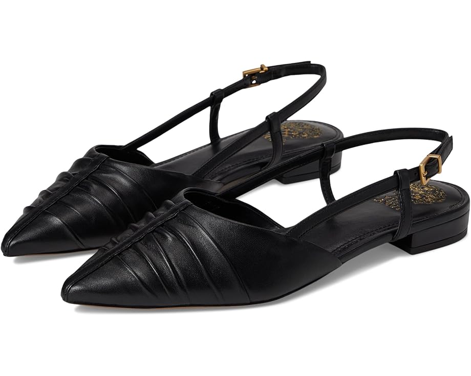 Vince Camuto Agnes Bunched Toe Slingback Flat Mules Women's