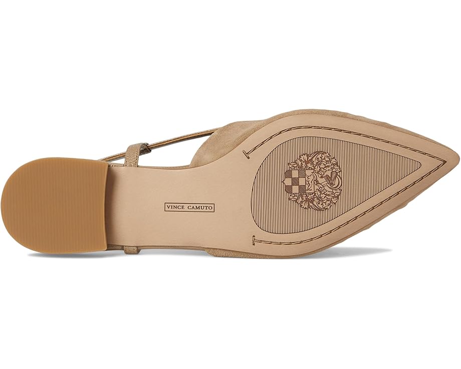 Vince Camuto Agnes Bunched Toe Slingback Flat Mules Women's