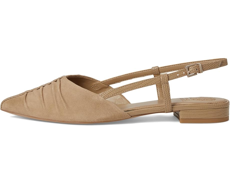 Vince Camuto Agnes Bunched Toe Slingback Flat Mules Women's