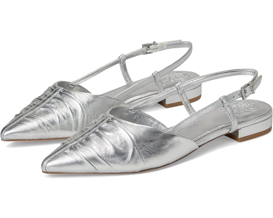 Vince Camuto Agnes Bunched Toe Slingback Flat Mules Women's