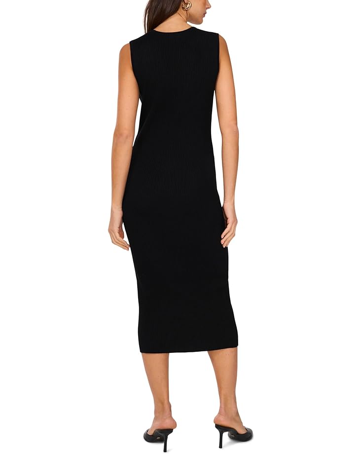Vince Camuto Crew Neck Tank Dress With Embroidery Mesh Women's
