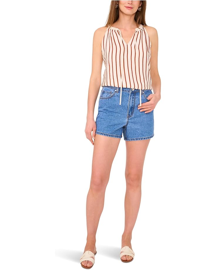 6pm Vince Camuto Halter With Neck Tie Blouse Women's