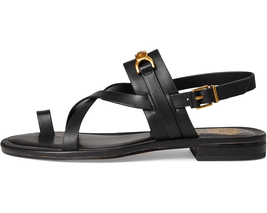Vince Camuto Lenni Banded Buckle Flat Sandals Women's