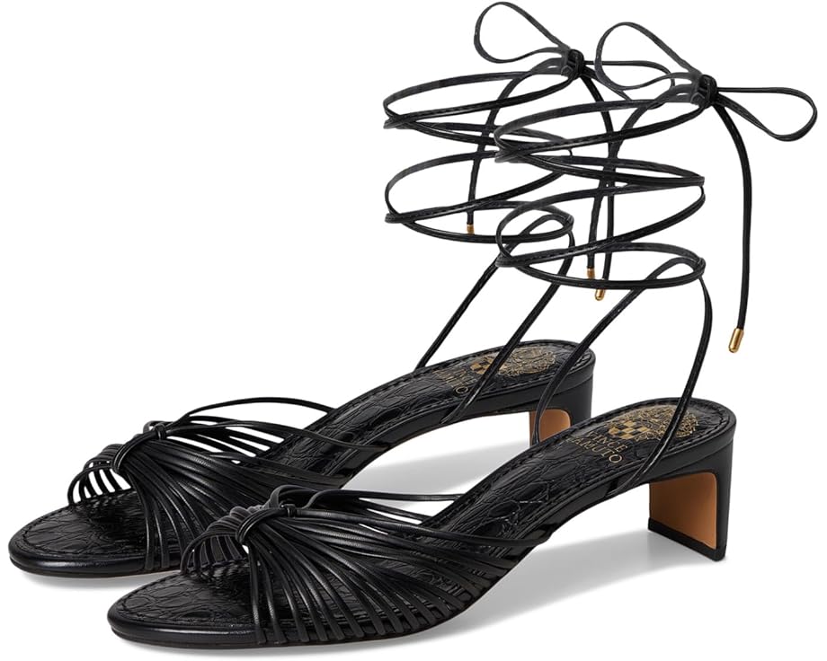 Vince Camuto Lory Ankle Wrap Kitten Heel Sandals Women's