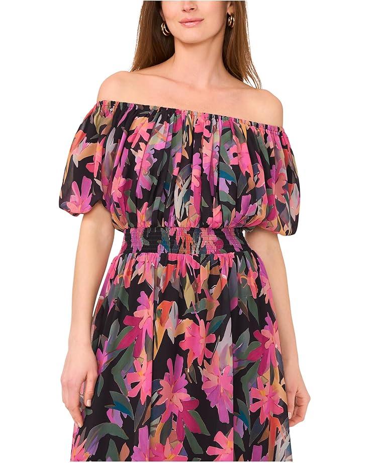 6pm Vince Camuto Off Shoulder Puff Sleeve Maxi Dress Women's
