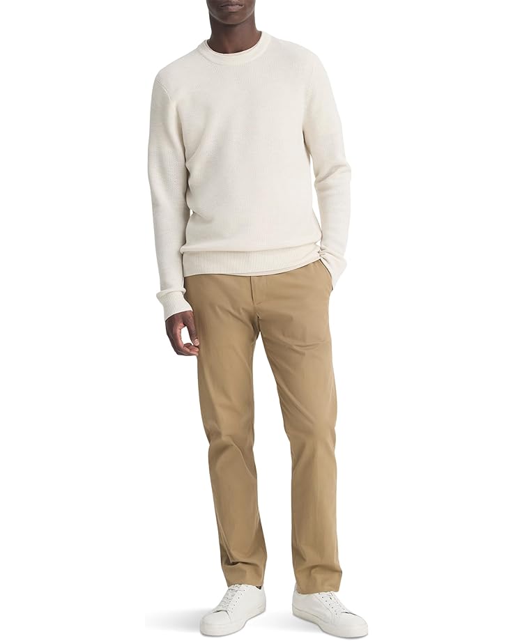 Vince Merino Mesh L/S Crew Men's Heather Full Moon