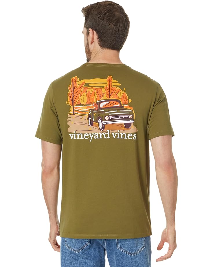 Vineyard Vines Autumn Car Ride Short Sleeve Tee Men's
