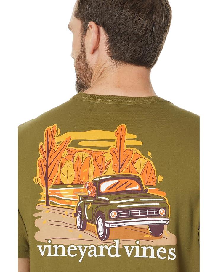 Vineyard Vines Autumn Car Ride Short Sleeve Tee Men's