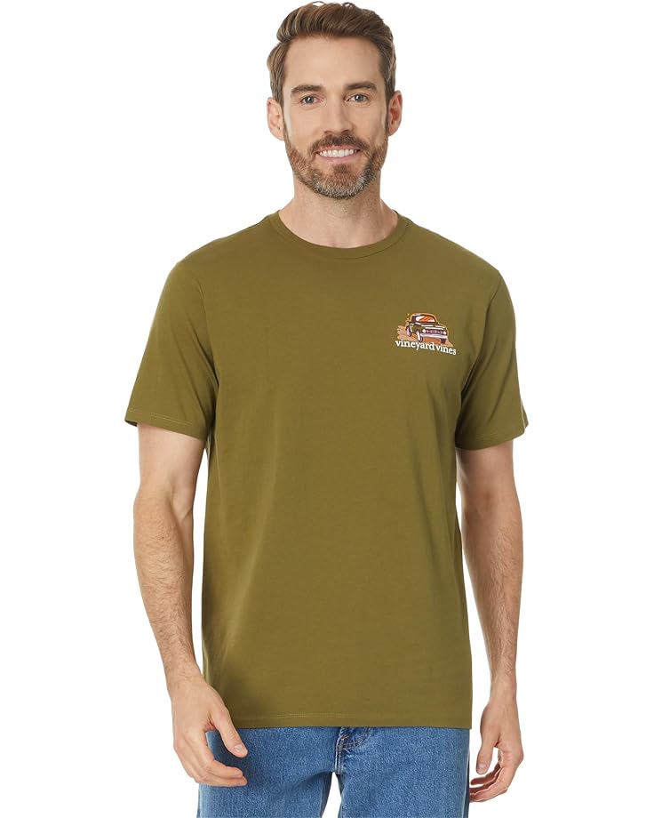 Vineyard Vines Autumn Car Ride Short Sleeve Tee Men's