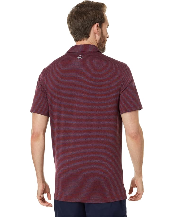 Vineyard Vines Bradley Stripe Sankaty Polo Men's
