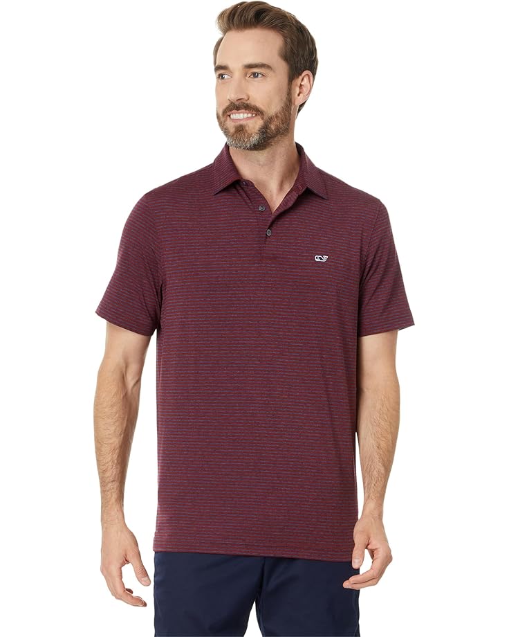 Vineyard Vines Bradley Stripe Sankaty Polo Men's