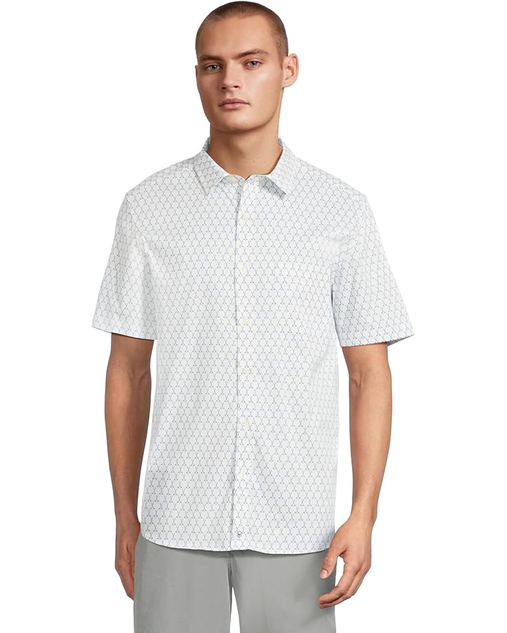 6pm Vineyard Vines Country Clubs Performance Cotton Short Sleeve Shirt Men's