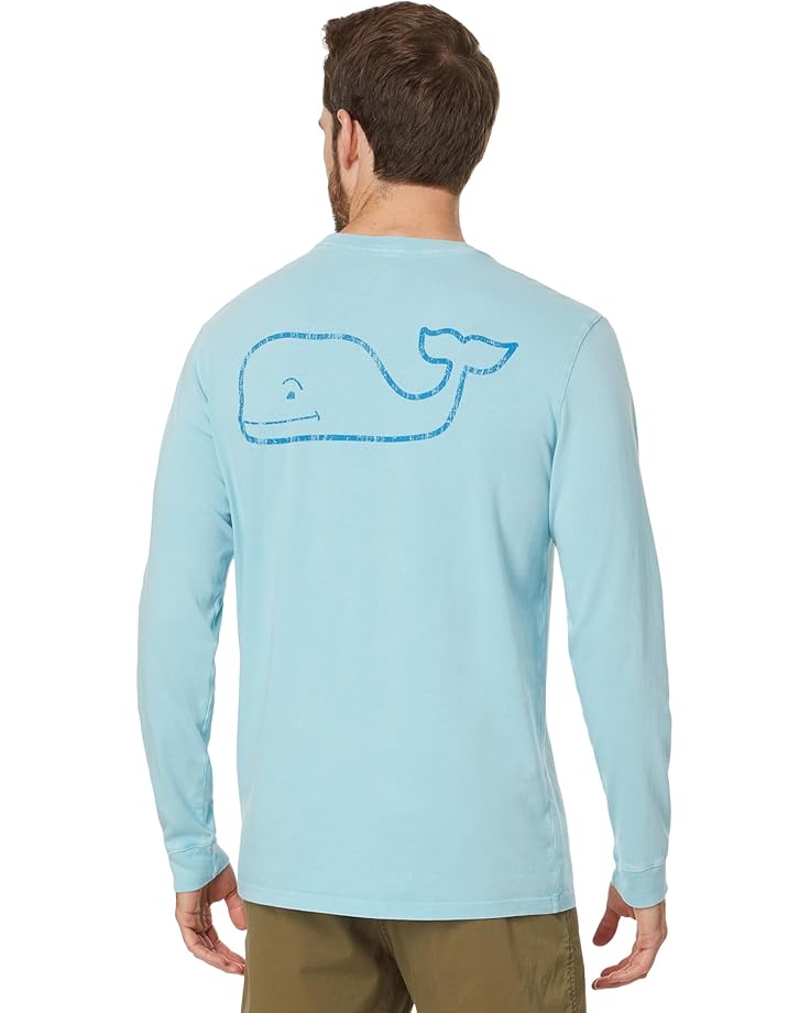 Vineyard Vines Heritage Wash VV Long Sleeve Tee Men's