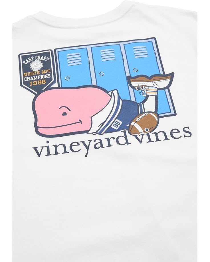 Vineyard Vines Kids Football Whale Short Sleeve Tee (Toddler/Little Kid/Big Kid)