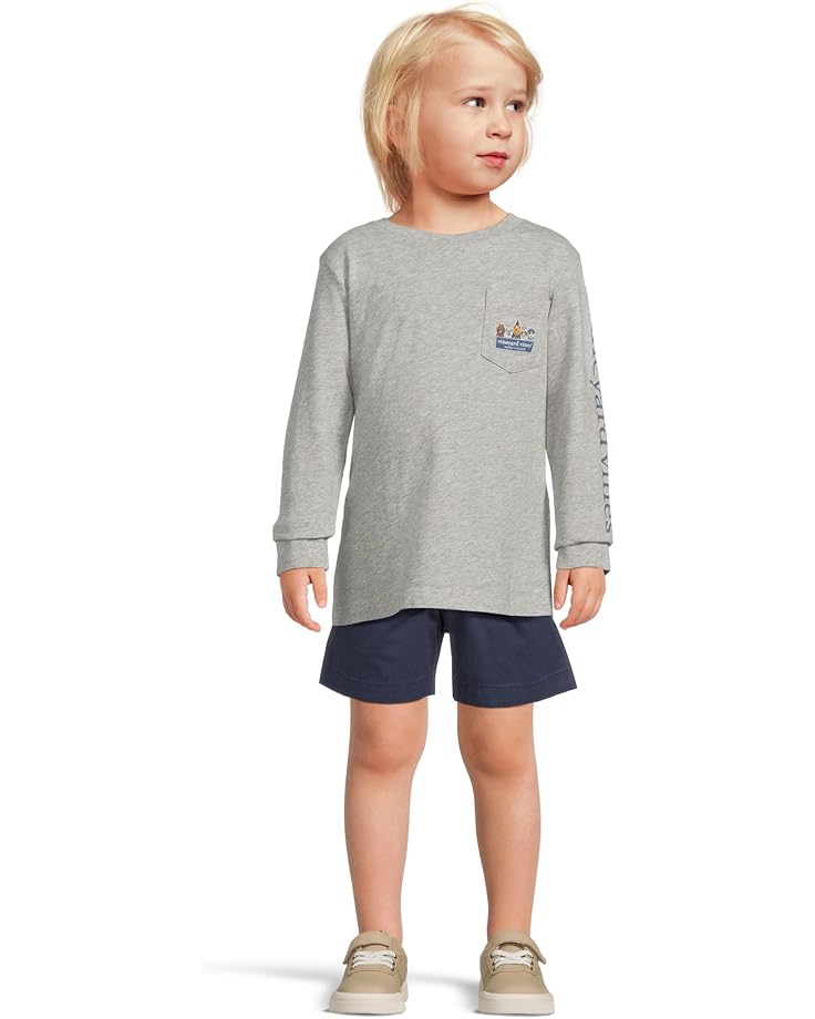 Vineyard Vines Kids Halloween Pups Long Sleeve Tee (Toddler/Little Kid/Big Kid)