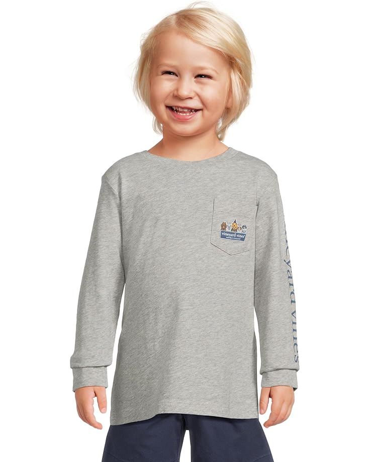 Vineyard Vines Kids Halloween Pups Long Sleeve Tee (Toddler/Little Kid/Big Kid)