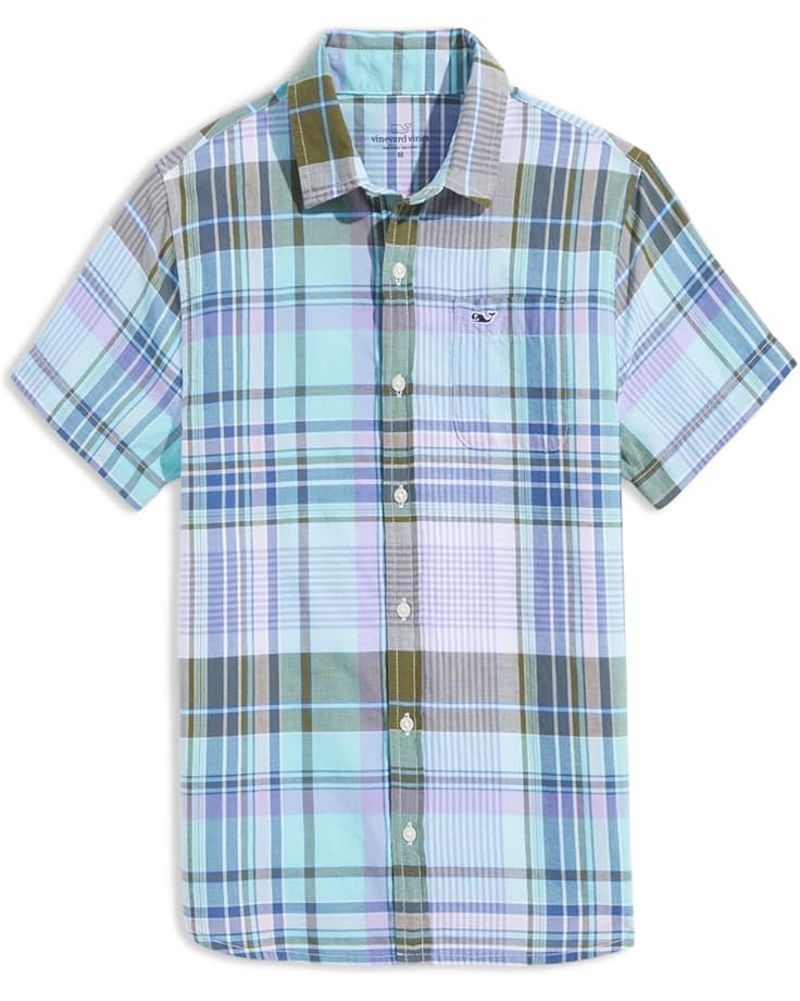 Vineyard Vines Kids Madras Short-Sleeve Shirt (Toddler/Little Kids/Big Kids)