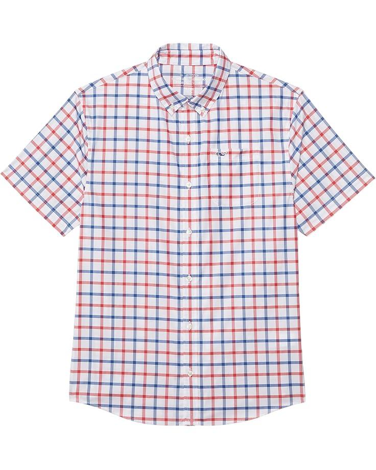 Vineyard Vines Kids Otg Brrr Check Short Sleeve (Toddler/Little Kids/Big Kids)