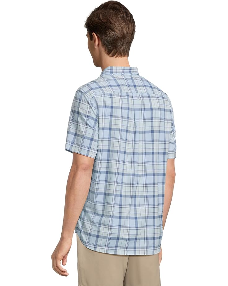 6pm Vineyard Vines Leverick Plaid Featherweight Performance Short Sleeve Shirt Men's
