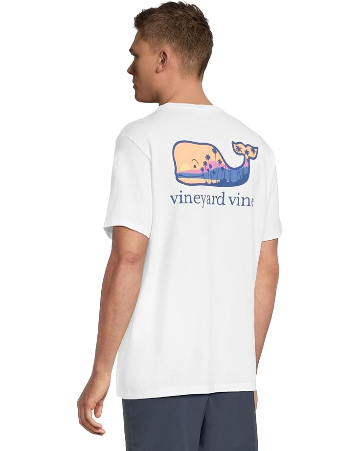 6pm Vineyard Vines Palm Tree Silhouette Short Sleeve Tee Men's