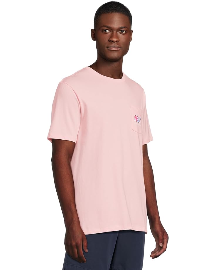 Vineyard Vines Palm Whale Fill Short Sleeve Tee Men's