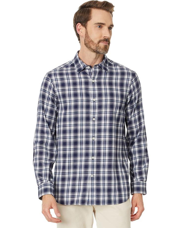 Vineyard Vines Plaid OTG Brushed Twill Shirt Men's
