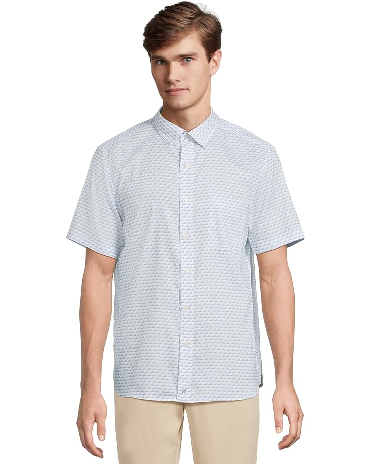 6pm Vineyard Vines Short Sleeve Sportfisher Otg Ripstop Shirt Men's