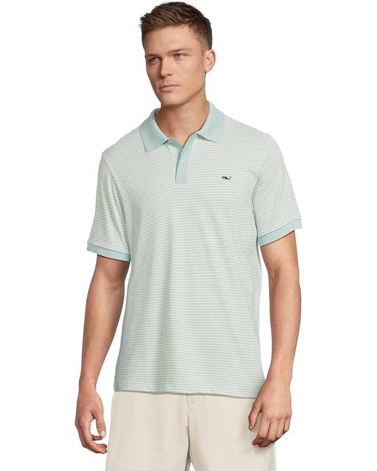 6pm Vineyard Vines Stripe Edgartown Pique Polo Men's