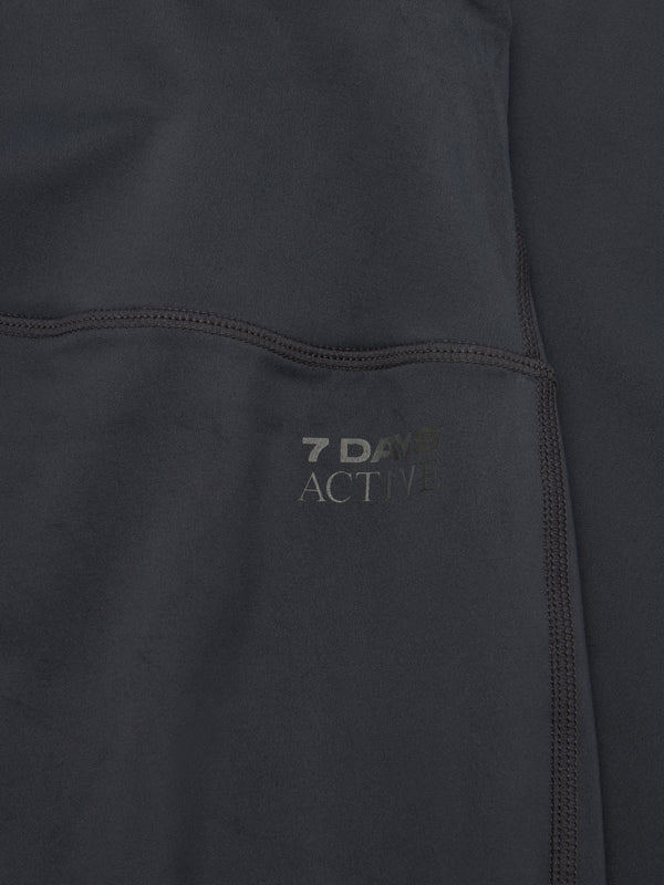 7 Days Active Bootcut Signature Tights Pants Black