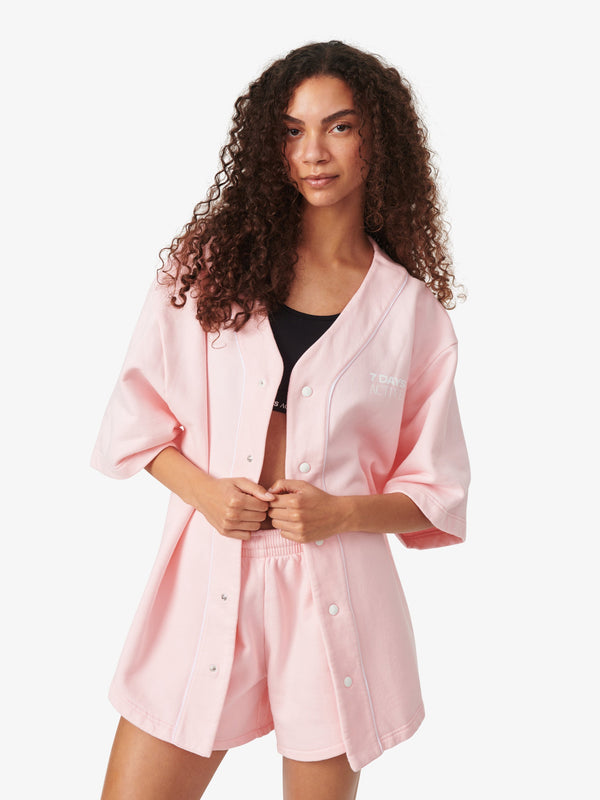 7 Days Active Borma Jersey Sweatshirts Rose Shadow