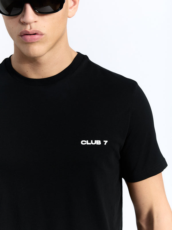 7 Days Active Club 7 Tee T-shirt S/S Black