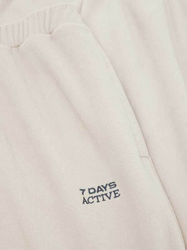 7 Days Active Fleece Pants Fleece Silver Gray