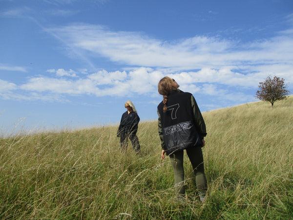 7 Days Active Fleece Vest Fleece Black